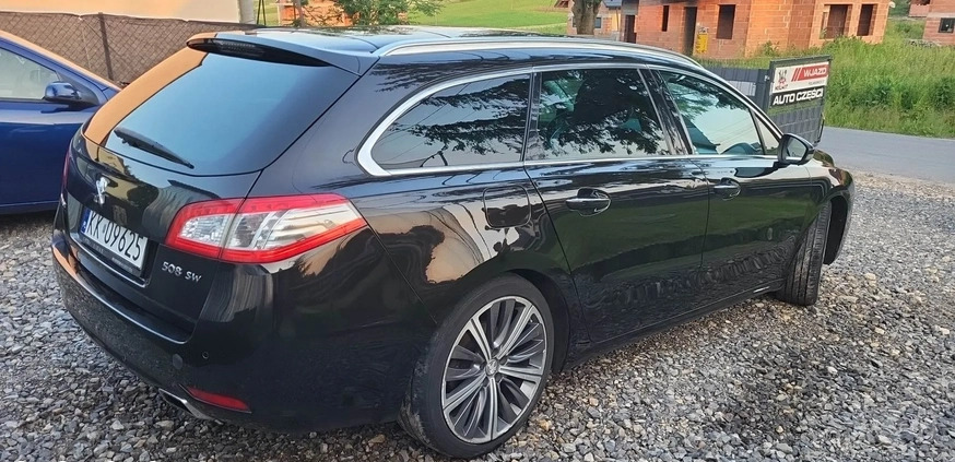 Peugeot 508 cena 35900 przebieg: 250000, rok produkcji 2011 z Pabianice małe 46